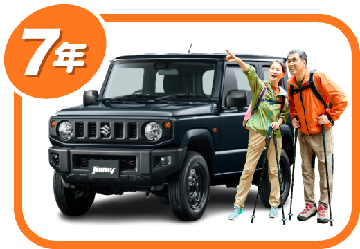 7年プランの車